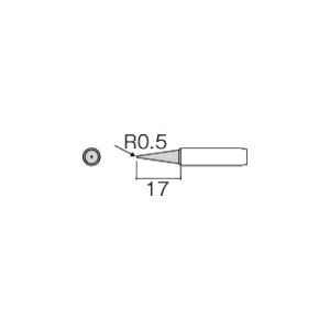 白光 交換コテ先（900シリーズ）B型 2mmあげ 900M-T-BF2