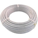 JWM-6S50 トラスコ中山 JIS規格品メッキ付ワイヤロープ (6×19)Φ6mm×50m