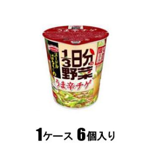 ヌードルはるさめ 1/3日分の野菜 うま辛チゲ 44g（1ケース6個入） エースコック ハルサメ1/3ニチヤサイウマチゲ6コ 1