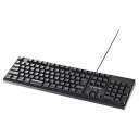 バッファロー USB&PS/2接続 有線ゲーミングキーボード BSKBCG300BK