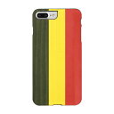 I8089I7P Man&Wood iPhone 8 Plus/7 Plus用 天然木ケース Reggae ブラックフレーム