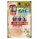 子猫のための健康缶 パウチ こまかめフレーク入りまぐろペースト 40g アイシア コネコケンコウカンマグロP40G