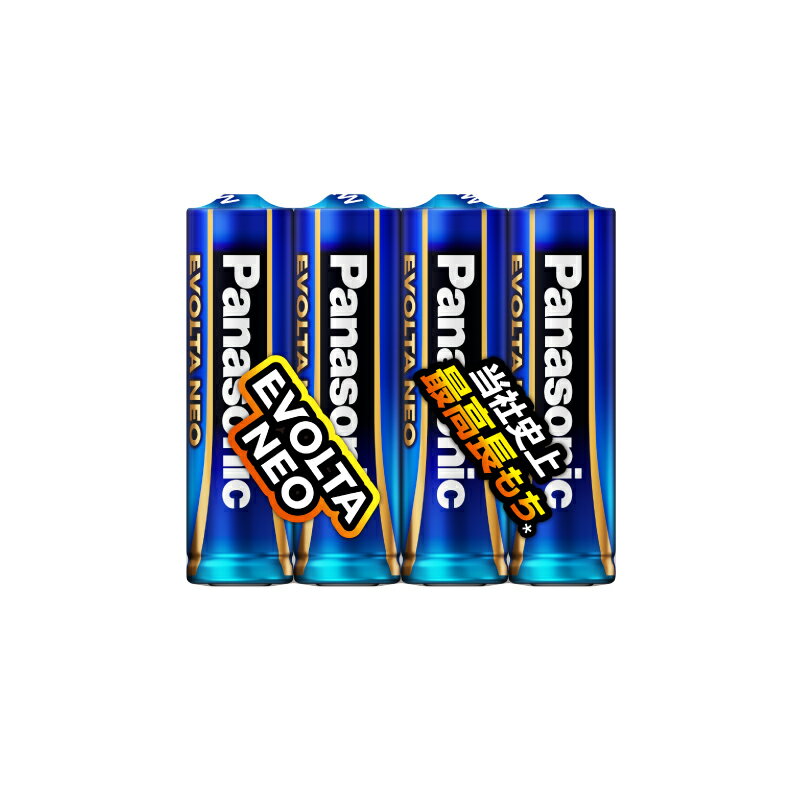 パナソニック アルカリ乾電池単3形 4本パック LR6NJ/4SE Panasonic EVOLTA NEO [LR6NJ4SE]