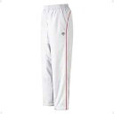 DS-DTM3912P-WHR-M デサント ウインドウェア（男女兼用）（ホワイト×レッド・サイズ：M） EKS＋ THERMO PANTS（中綿入り） DTM-3912P