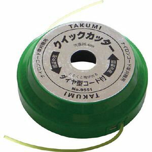 【返品種別B】□「返品種別」について詳しくはこちら□◆回転中に叩くとコードが飛び出す小型オート式です。◆コード交換は刈払機に取り付けたままできます。■　仕　様　■半自動式ダイヤ型コード4m付排気量20cc以上のエンジン式刈り払い機用（22c...