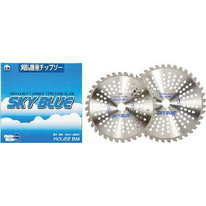 ハウスビーエム 刈払チップソー「SKY BLUE」 SB-230 刈払機用チップソー