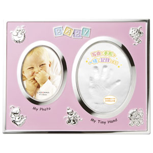 ラドンナ ラドンナ ベビーフレーム 手形記念フレーム L判×1 (ピンク) MB21-20-PK