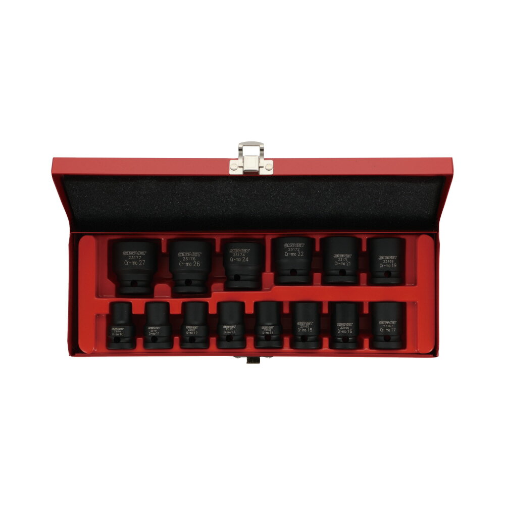 SIGNET 1/2DR 14PCミリインパクトソケットセット 23192 シグネット