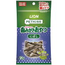 猫用おやつ 歯みがき PETKISS ネコちゃんの歯みがきおやつ にぼし 12g ライオン ペツトキツスオ-ラルケアニボシ12G