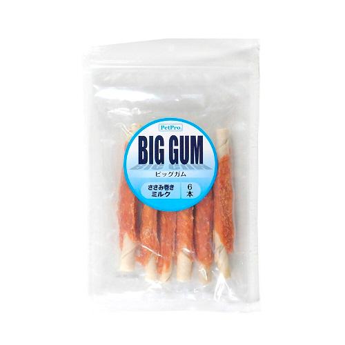 犬用おやつ BIGガム ささみ巻きミルク 6本入 ペットプロ ペツトプロササミマキミルクガム6ホ