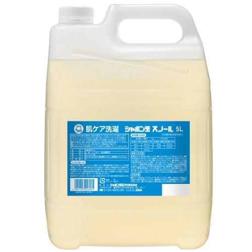 洗濯洗剤　液体洗剤　無添加石けん シャボン玉スノール液体タイプ5L シャボン玉石けん スノ-ルエキタイ5Lのサムネイル