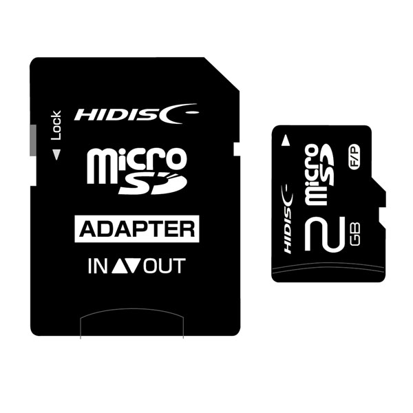 HDMCSD2GCLJP3 HIDISC microSDメモリカード 2GB ハイディスク
