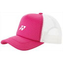 YONEX 40007 122 ヨネックス メッシュキャップ ユニセックス(ブライトピンク) テニス アクセサリ・小物