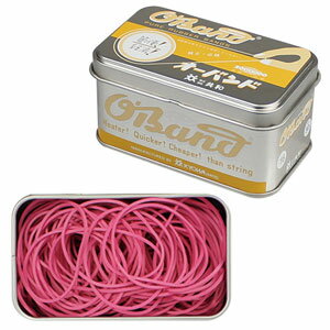 GG-040-PK 共和産業 オーバンド シルバー缶 30g #16(ピンク) 輪ゴム