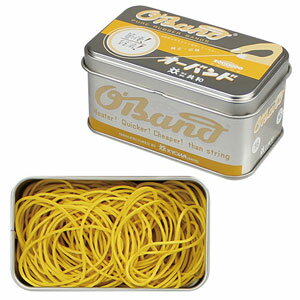 共和産業 オーバンド シルバー缶 30g #16(イエロー) GG-040-YW 輪ゴム