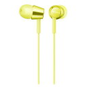 MDR-EX155AP Y ソニー マイク&コントローラー搭載 ダイナミック密閉型カナルイヤホン(イエロー) SONY