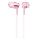 MDR-EX155AP P ソニー マイク&コントローラー搭載 ダイナミック密閉型カナルイヤホン(ピンク) SONY