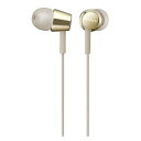 MDR-EX155AP N ソニー マイク&コントローラー搭載 ダイナミック密閉型カナルイヤホン(ゴールド) SONY