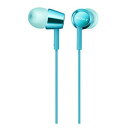 MDR-EX155 L ソニー ダイナミック密閉型カナルイヤホン(ライトブルー) SONY