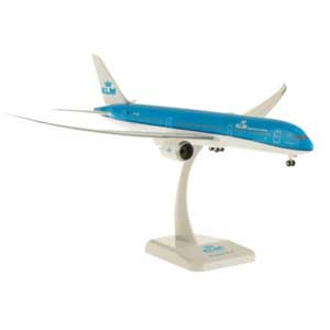 ホーガンウイングス 1/200 B787-9 KLMオランダ航空 飛行姿勢 ランディングギア/スタンド付属【10826GR】