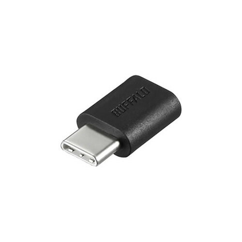 バッファロー USB2.0変換アダプター(C to microB)ブラック BSMPCADC100BK