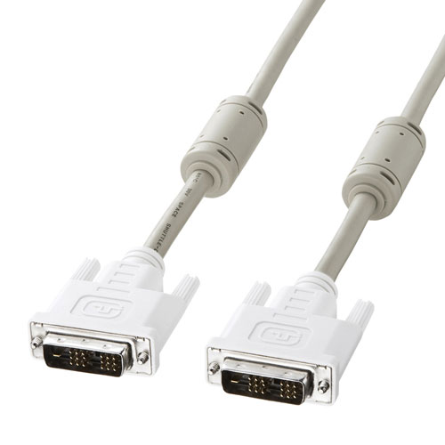 サンワサプライ DVIケーブル（シングルリンク）3m・ホワイト KC-DVI-3K jism-14123476 Joshin web 家電とPCの大型専門店 パッケージ画像