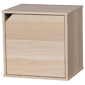 アイリスオーヤマ カラーキュビック ドア付 (ナチュラル) CQB-35D(ナチユラル) IRIS [CQB35Dナチユラル]