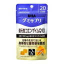 【返品種別B】□「返品種別」について詳しくはこちら□※商品画像とデザイン・カラーが異なる場合がございます。予めご了承下さい。◆還元型コエンザイムQ10は、体内にダイレクトに働きかけます。◆元気で若々しくいたい方、日常の生活で生じる身体的な疲労感※を軽減したい方にオススメです。※疲労には、「一過性の疲労」「慢性疲労」等がありますが、本品の摂取により、継続的、慢性的な疲労の改善をもたらすものではありません。■商品区分：機能性表示食品■原産国：日本■内容量：40粒（目安1日2粒）■原材料：砂糖、水飴、コラーゲン、濃縮果汁（マンゴー、りんご）、還元型コエンザイムQ10 / 甘味料（ソルビトール）、酸味料、ゲル化剤（ペクチン）、ビタミンC、香料、着色料（カロチノイド）、光沢剤、緑茶抽出物、（一部にりんご・ゼラチンを含む）【届出表示】届出番号：B54本品には還元型コエンザイムQ10が含まれます。還元型コエンザイムQ10には日常の生活で生じる身体的な疲労感を軽減する機能があることが報告されています。発売元、製造元、輸入元又は販売元：UHA味覚糖商品区分：機能性表示食品広告文責：上新電機株式会社(06-6633-1111)日用雑貨＞健康食品＞サプリメント＞美容・ダイエットサプリ