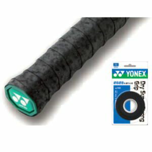 YONEX AC140 007 ヨネックス ドライスーパーストロンググリップ　3本入（ブラック・幅25mm×長さ1200mm×厚さ0.65mm） YONEX