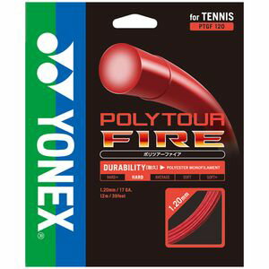YONEX PTGF120 001 ヨネックス テニス ストリング(単張)(レッド) ポリツアーファイア YONEX PTGF120 001 ヨネックス テニス ストリング(単張)(レッド) ポリツアーファイア