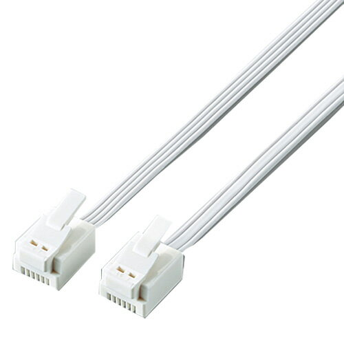 エレコム ツメ折れ防止モジュラーケーブル（ホワイト・15m） MJ-Tシリーズ MJ-T15WH