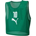 PAJ-920604-02-XXL プーマ サッカー ビブスセット 10枚組(番号入り)(パワーグリーン・XXLサイズ) PUMA(プーマ)