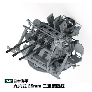 1/35 日本海軍 九六式25mm三連装機銃【G47】 ピットロード