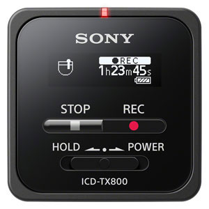 ICD-TX800 BC ソニー リニアPCM対応ICレコーダー16GBメモリ内蔵（ブラック） SONY [ICDTX800BC]【返品種別A】