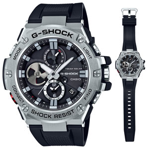 カシオ 【国内正規品】G-SHOCK(ジーショック) G-STEEL Bluetooth Gショック　メンズタイプ GST-B100-1AJF [GSTB1001AJF]【返品種別A】