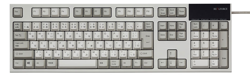 【100円OFF■当店限定クーポン 11/09迄】R2-JPV-IV 東プレ RealForce R2 リアルフォース 日本語108配列 静電容量無接点方式 変荷重 かな表記あり（アイボリー）