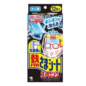 冷凍庫用 熱さまシートストロング 大人用 12枚 小林製薬 レイトウコネツサマストロングオトナ12