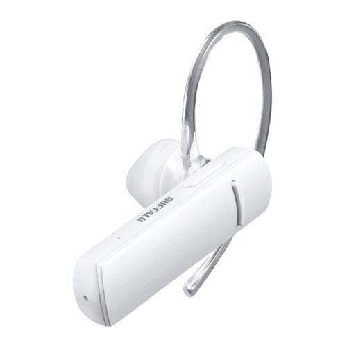 バッファロー Bluetooth4.0対応 片耳ヘッドセット 音声&通話対応(ホワイト) BUFFALO BSHSBE200WH