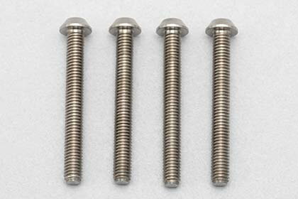 レーシングパフォーマー 高精度切削 チタン製 ボタンヘッド ソケットスクリュー M3×25mm【RP-041-25】 ヨコモ