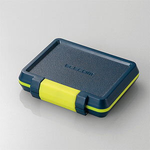 CMC-SDCHD01NV エレコム SD/microSDカードケース (耐衝撃/ネイビー)