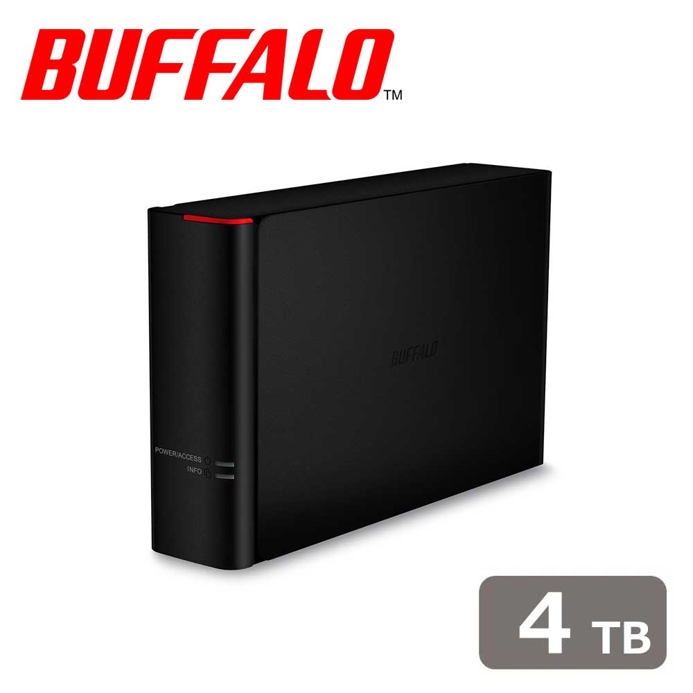 BUFFALO （バッファロー） USB3.0対応　外付けハードディスク 4.0TB　HDD買い替え推奨通知搭載 ドライブステーション　プロ HD-SH4TU3