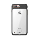 STI:L(スティール) iPhone 8 Plus/7 Plus用 ハイブリッドケース MONOKINI(チャコールブラック) ST8204I7P