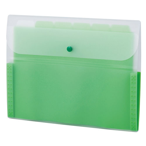 セキセイ アクティフ ドキュメントホルダー 6ポケット（グリーン） ACT-3906-30