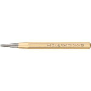 【返品種別B】□「返品種別」について詳しくはこちら□◆高品質の鋼材を使用したテーパーポンチです。◆抜群の耐久性と高い作業性を発揮します。◆鉄板の穴の仮止め。■　仕　様　■八角胴タイプクロムバナジウム鋼全長（mm）：120外径（mm）：12先端径（mm）：6質量：100g[4410060]アウトドア＞DIY・工具＞手作業工具＞ハンマー・刻印・ポンチ