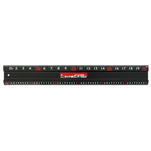シンワ測定 アルミカッター定規 カット師EX 60cm 併用目盛 65030