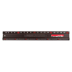 樂天商城 - シンワ測定 アルミカッター定規 カット師EX 60cm 併用目盛 取手付 65031