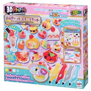 3Dドリームアーツペン 食品サンプルスイーツセット(4本ペン) メガハウス