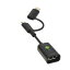 ʥХ䥷 USB2.0 USB[A]-[microB][Type-C]Ѵ֥ʥ֥å ZUH-CMBAR201BK