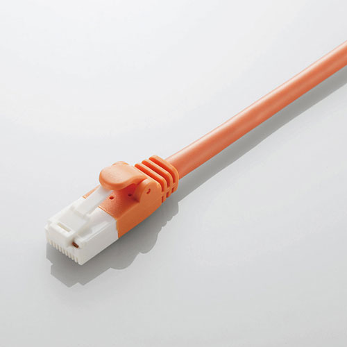 エレコム CAT5e対応 ツメ折れ防止LANケーブル スタンダードタイプ 7m (オレンジ) ELECOM LD-CTT/DR7/RS