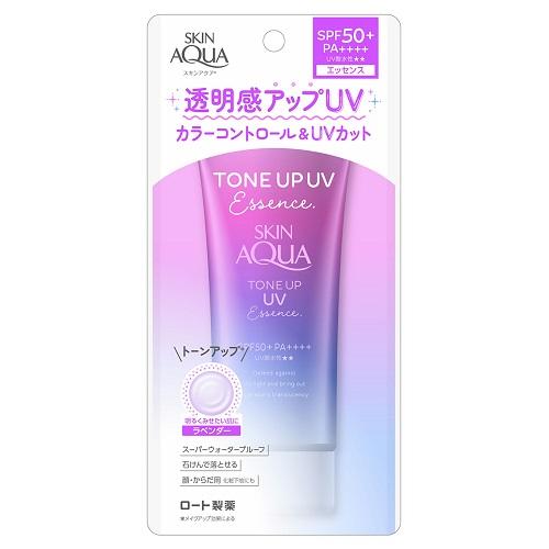 スキンアクア トーンアップUVエッセンス 80g ロート製薬 スキンアクアト-ンアツプU...